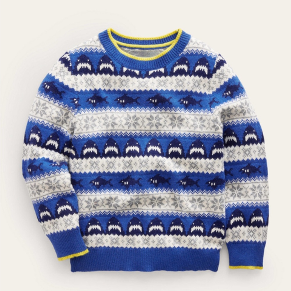 Mini Biden shark sweater